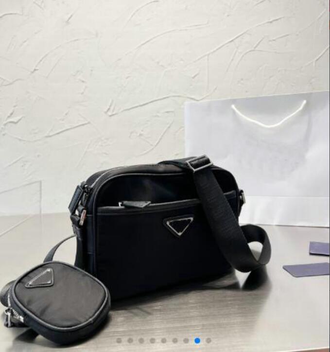 

Designers Nylon Shoulder Bags Fashion Canvas Handbags Hobo Purses Lady Wallets presbyopic Luxurys Messenger Evening Crossbody Bag wallet, Black
