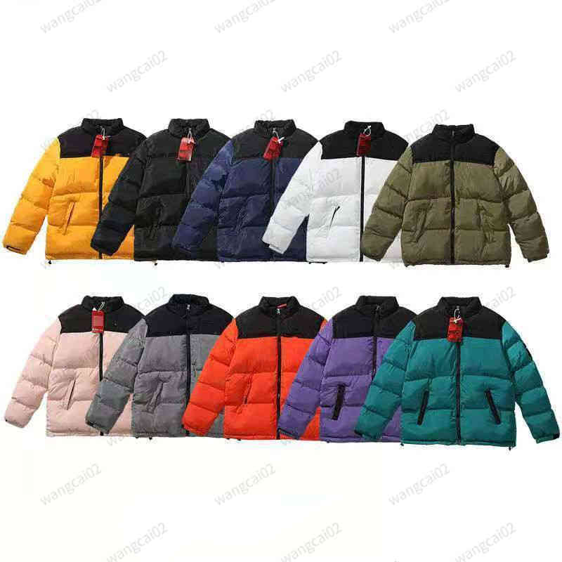 

Men's Down Parkas Men North Long Sleeve Hooded Coat Parka Face Overcoat Jacket Winter Down Jacket Parkas Downs Outerwear Casual Men Hoody Printing Jackets 220918H, Packing bag