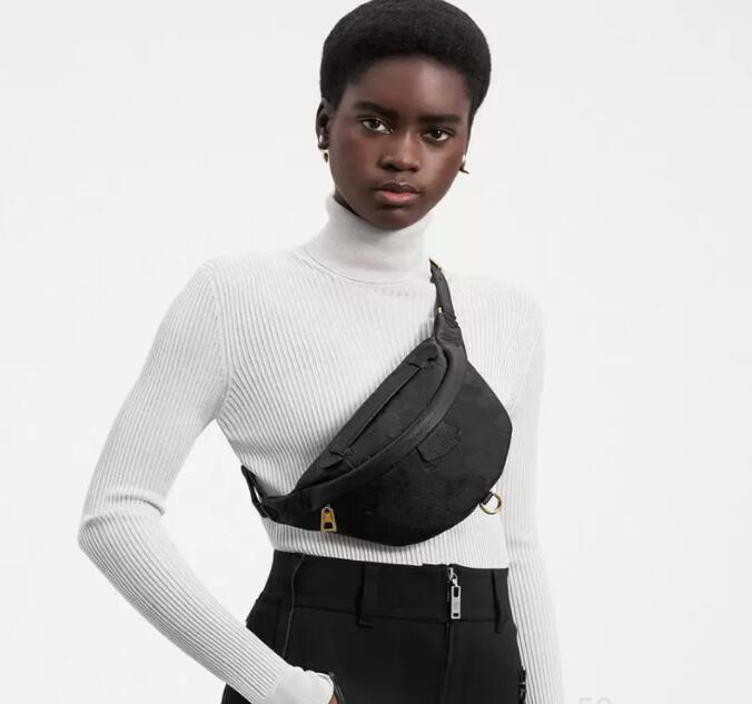 

Black Embossed Cellphone Case Waist pouch bag designer handbag Purses Womens Men BumBag Belt Women Pocket Bags Fashion Tote, 37cm