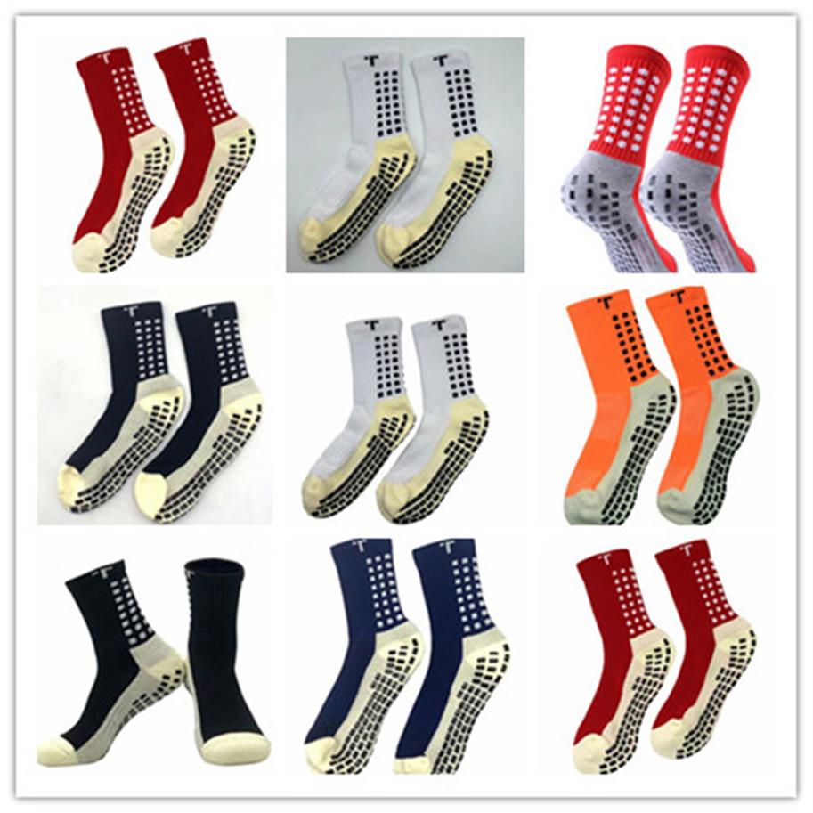 

mix order 2021 22 s football socks non-slip football Trusox socks men's soccer socks quality cotton Calcetines with Truso244w, Red