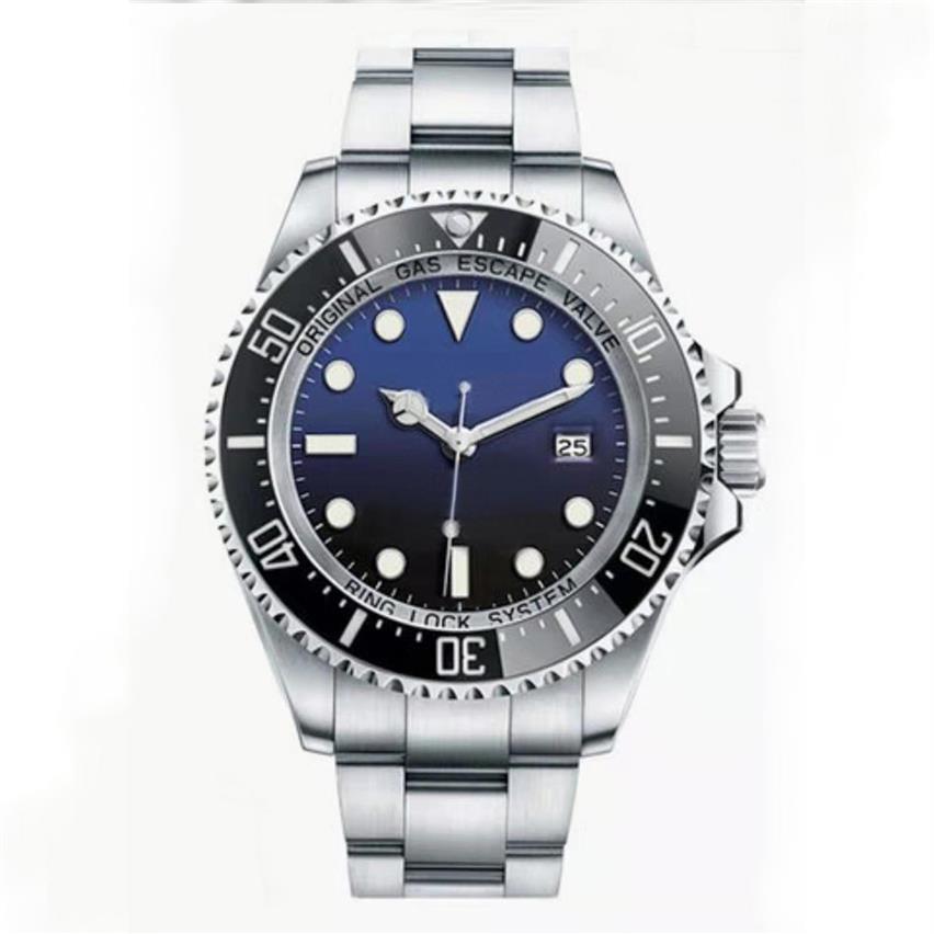 NEWEST Mens Watch SEADWELLER Ceramic Bezel 44mm Stainless Steel 126660 Automatic Blue Black Dial Cameron Diver Mens Watches Wrist268c