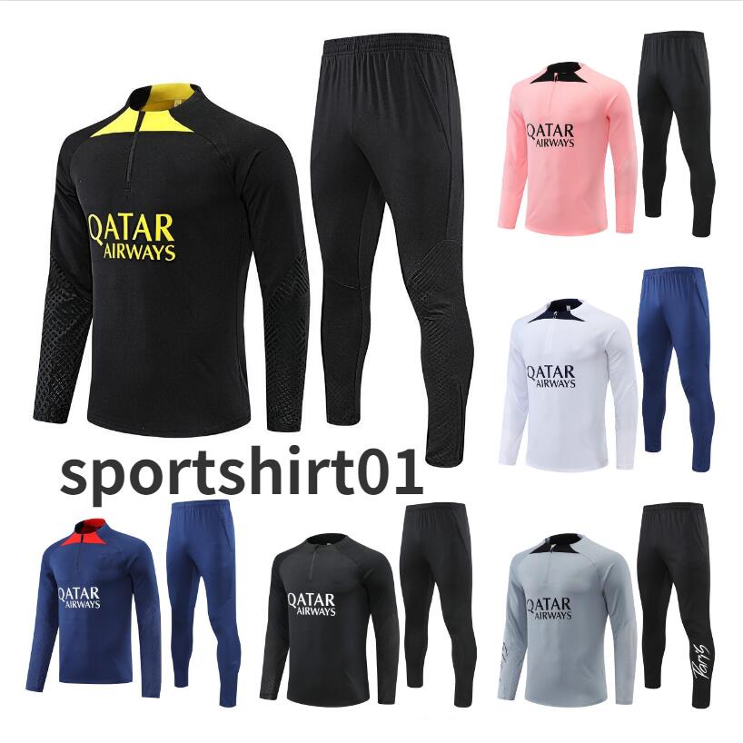 

men kids soccer tracksuit psgs jacket futbol Men Long sleeves Survetement sets Hommes Sportswear Adult training suits football, 11