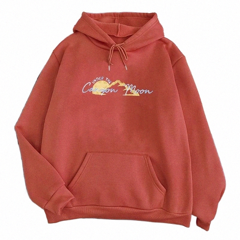 women's Hoodies & Sweatshirts Under The Moon Women Gothic Fall 2022 Casual Print Pullovers Streetwear Tops E2W4#