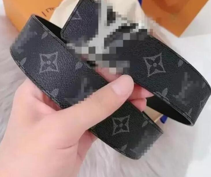 

Luxury Designer Belts genuine leather belt high quality mens Double Letters Big Gold Buckle Men women Classic Casual SRHSRJ, Belts+box