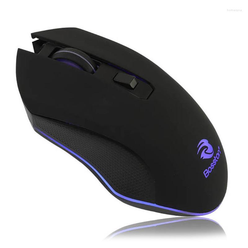 

Mice BOSSTON GM600 Cool Backlit Gaming Mouse Plus Large Air Packaging Scrub Speed Control