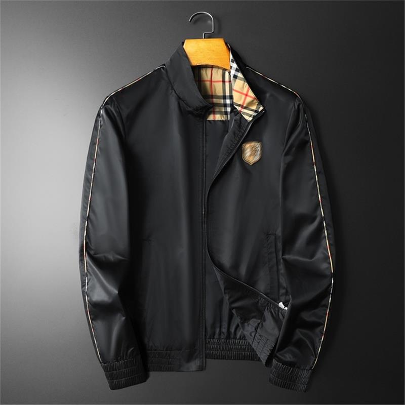 

2022GG Designer Mens Jackets Clothing France G Brand Sunscreen Bomber jacket Outerwear coat Fashion hombre Casual Street Coats, Black