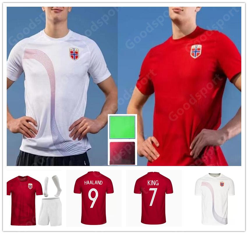 

football Soccer Haaland 22 23 Norwaies Soccer Jersey 2022 2023 noruega ODEGAARD Berge King camisetas de futbol national team Football Unifor, Away men