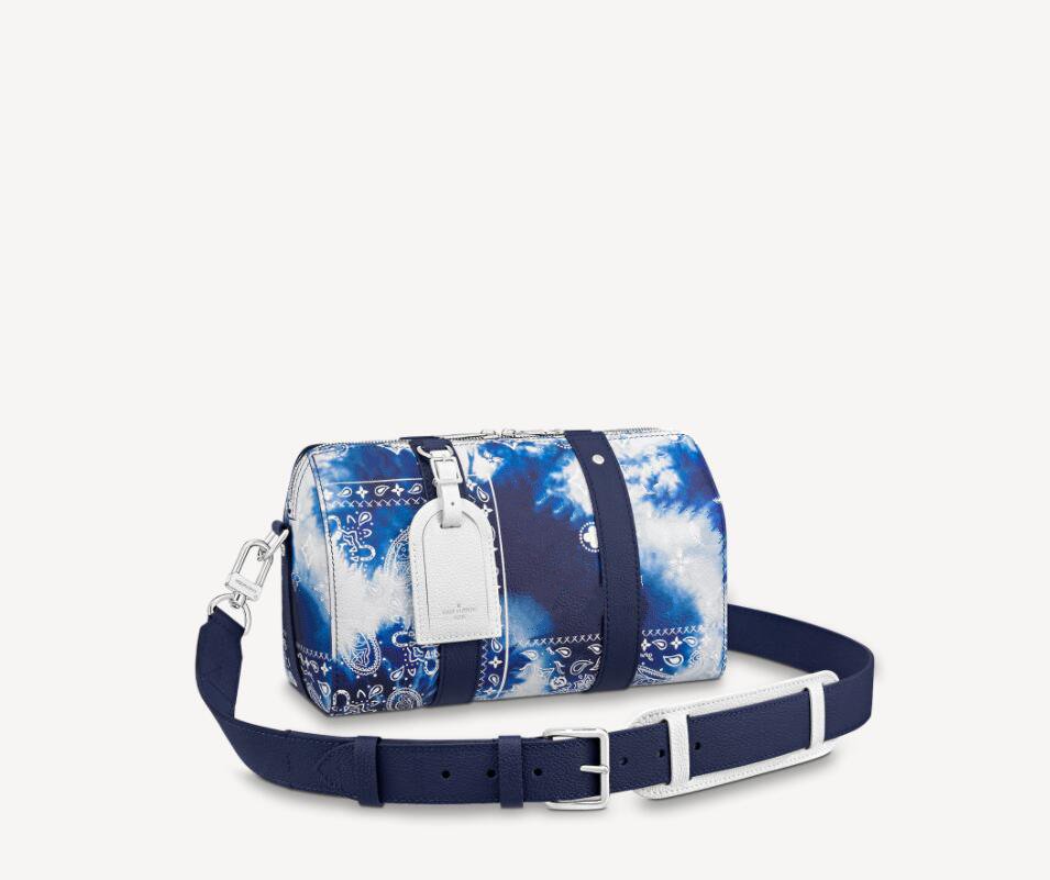 

M20555 CITY KEE PALL small Women Messenger Travel bag Classic Style Fashion bags Shoulder Lady Totes handbags bule print luxury designer pillow bag 7A top brnad, No sell separate gift/no pay