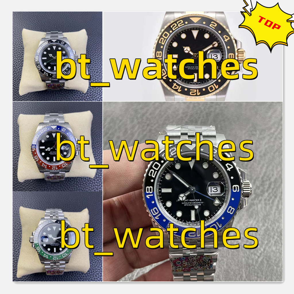 

CLEAN watch Mens Watches gmt 3186 OR 3285 Two Movements 40mm Red and blue ceramic mouthing Batman left handed, Tool