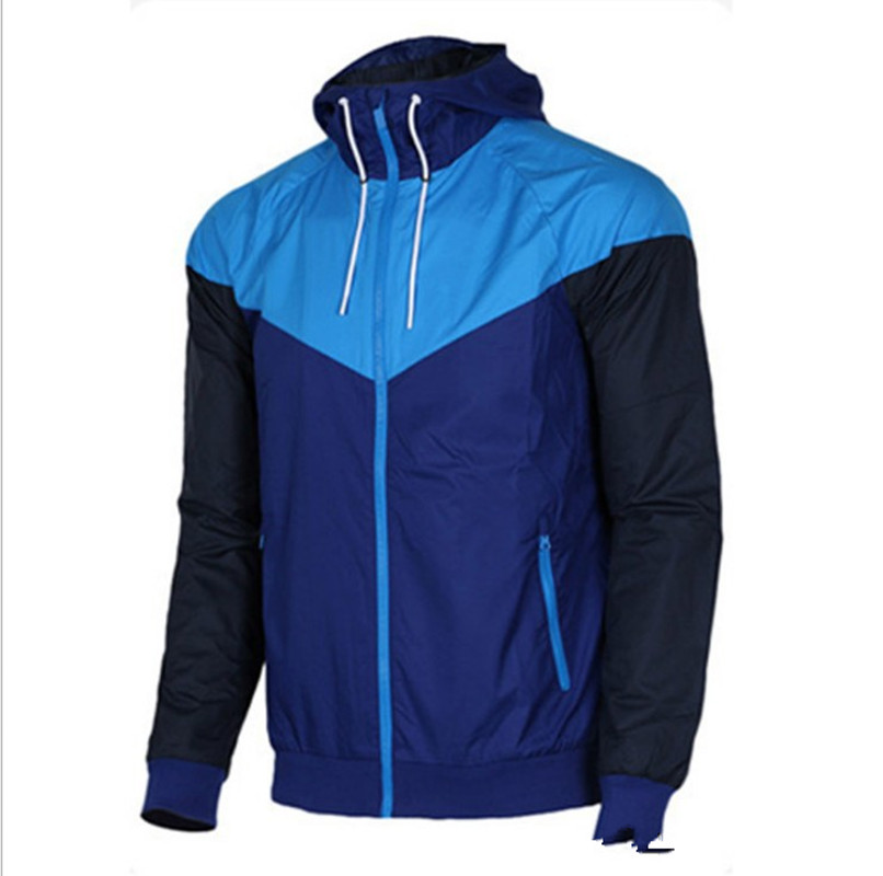 

designer jackets coats Man Spring Autumn Windrunner mens jacket Coat Production Hooded Jackets Windbreakers Zipper Hoodies For Men Sportwear Tops Clothing, Black