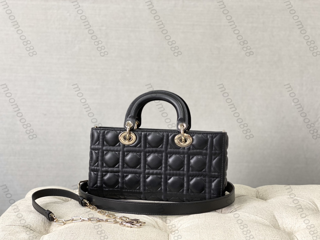 

10A Top Tier 26cm Small Lady Joy Bag Mirror Quality Lambskin Quilted Bags Womens Real Leather Handbag Luxury Designer Rectangle Cannage Purse Shoulder Chain Box Bag, Upload pics to contact us
