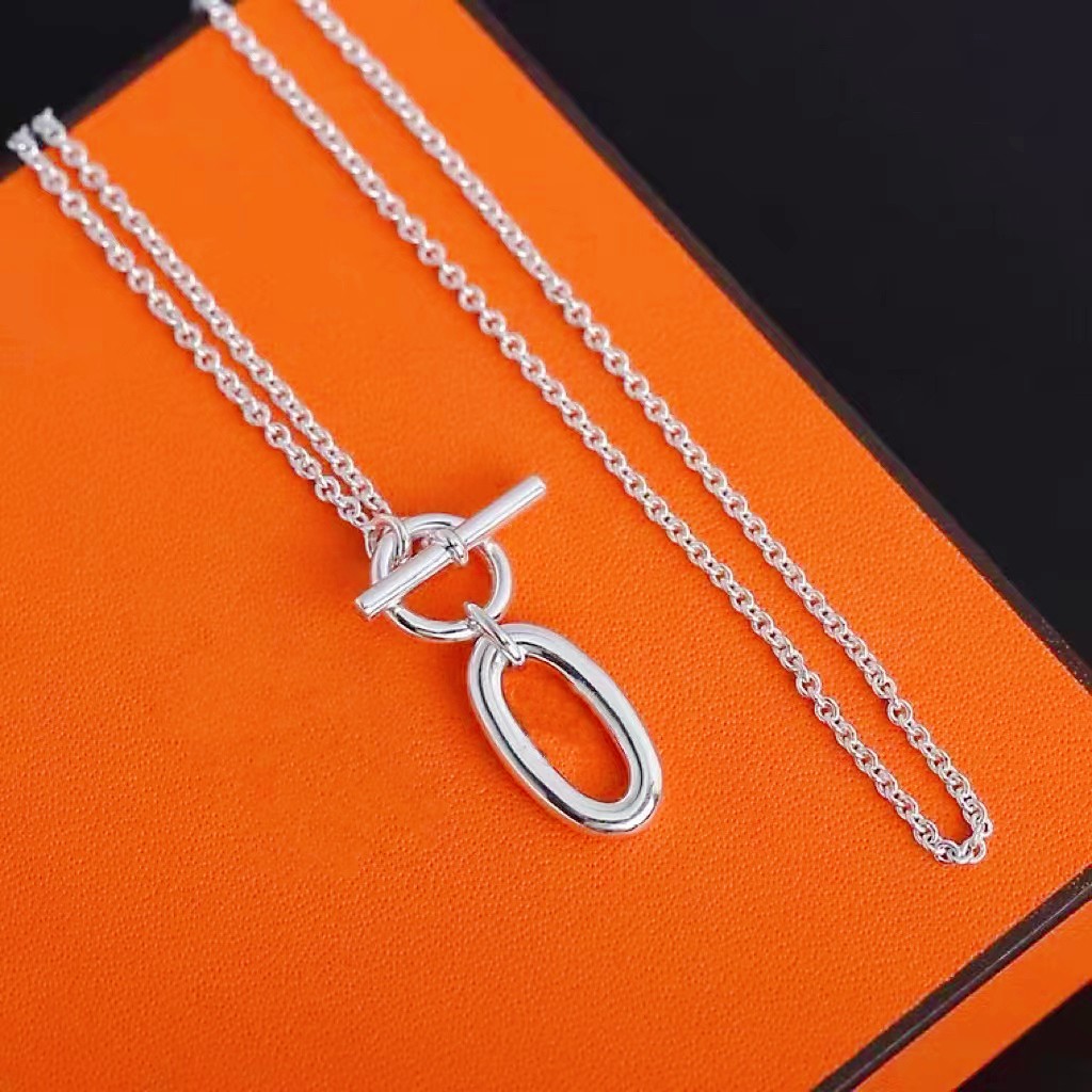 7A Luxury Classic Women&#039;s Necklace Charm Fashion Pendant Girl Valentine&#039;s Day Christmas Love Gift 925 Sterling Silver HighQuality AAAAA-image-807963574