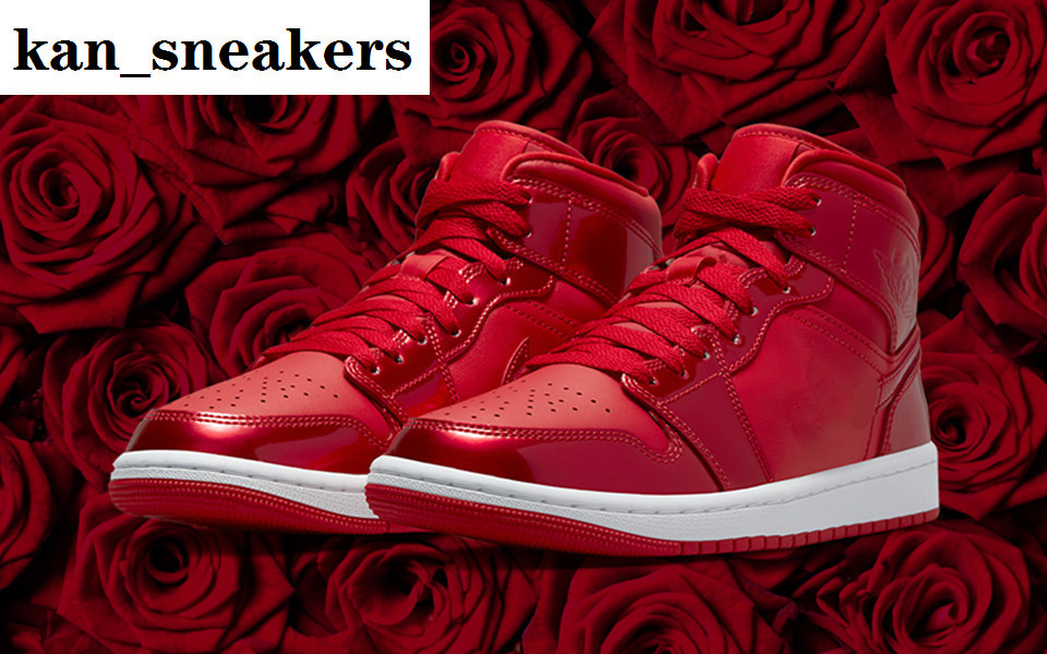 

Jumpman 1 Mid SE Red Pomegranate OG Basketball Shoes Designer Sports Sneakers With Original Box