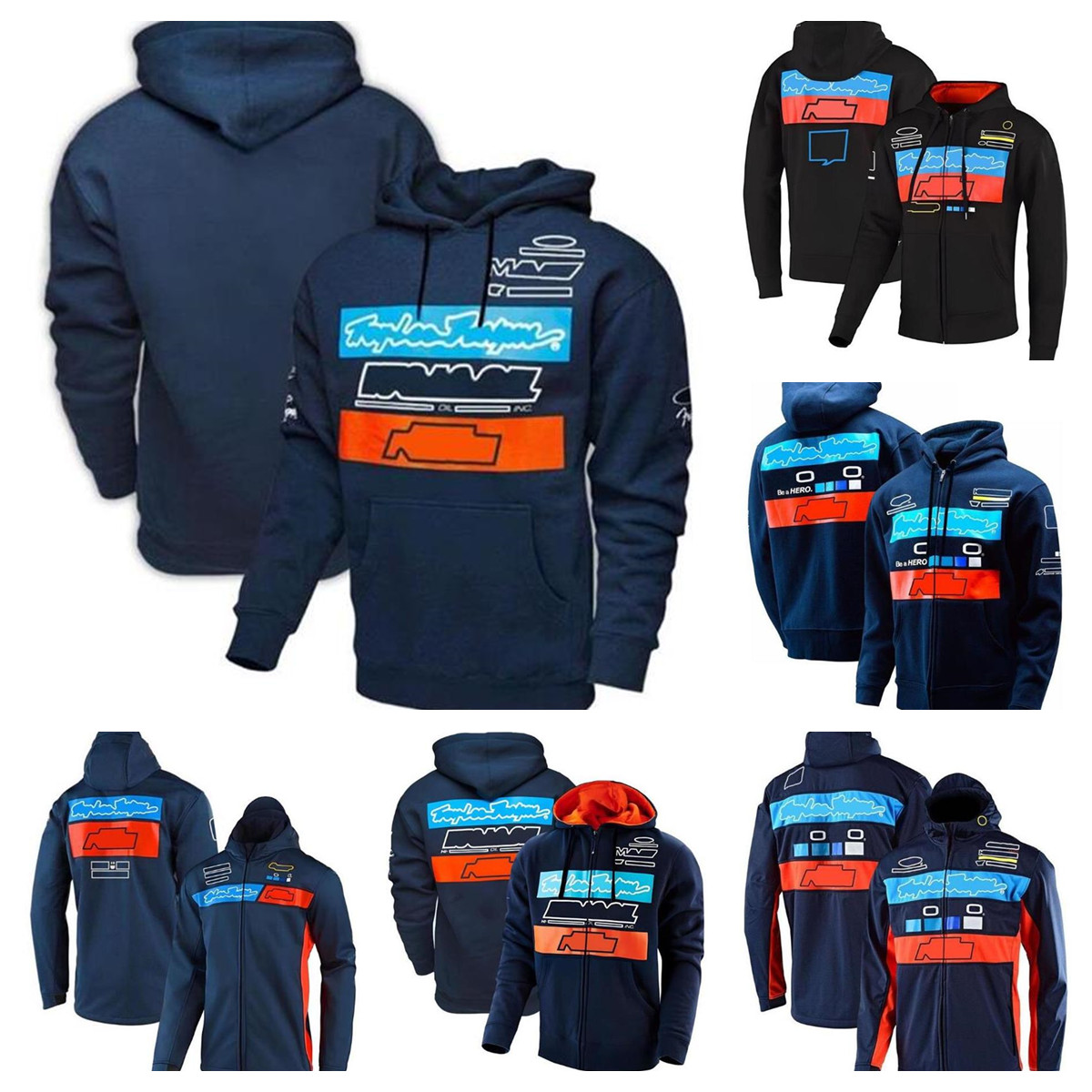 

New motorcycle hoodie spring and autumn team racing jersey same style customization