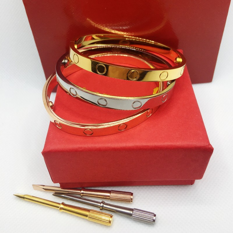 Fashion Designer Women&#039;s Bracelet Classic Charm bangle 18K Gold Jewelry 316L Stainless Steel Valentine&#039;s Day Gifts for Men and Women-image-804667840