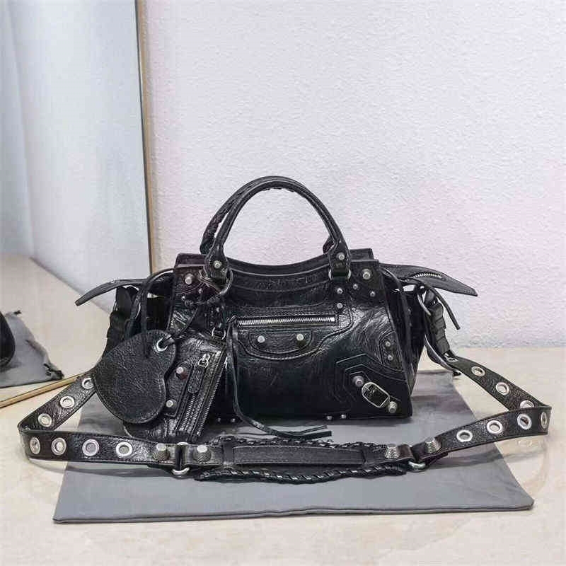

Designer Bag Balenciga Handbags Lecagole Bags Neo Cagole Shoulder Handbag Hand-held Oblique Back Locomotive Original Logo, Blue