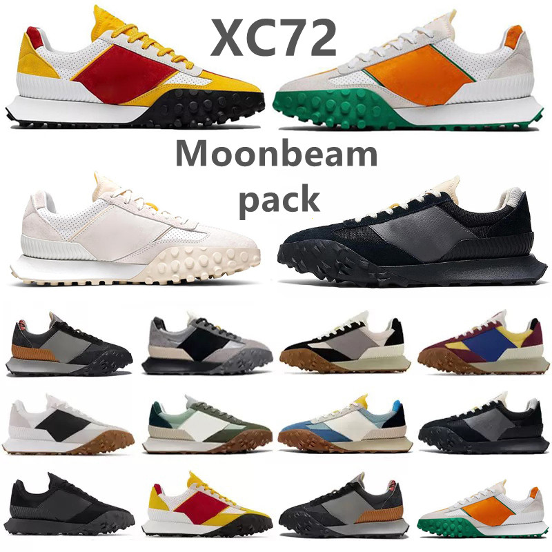 

XC72 Running Shoes Sneakers Triple Castlerock Black Cream White Gum Moonbeam Pack Storm Blue Wheat Field Green Spruce Men women Trainers Sports Sneaker Shoe 36-45, Color#12