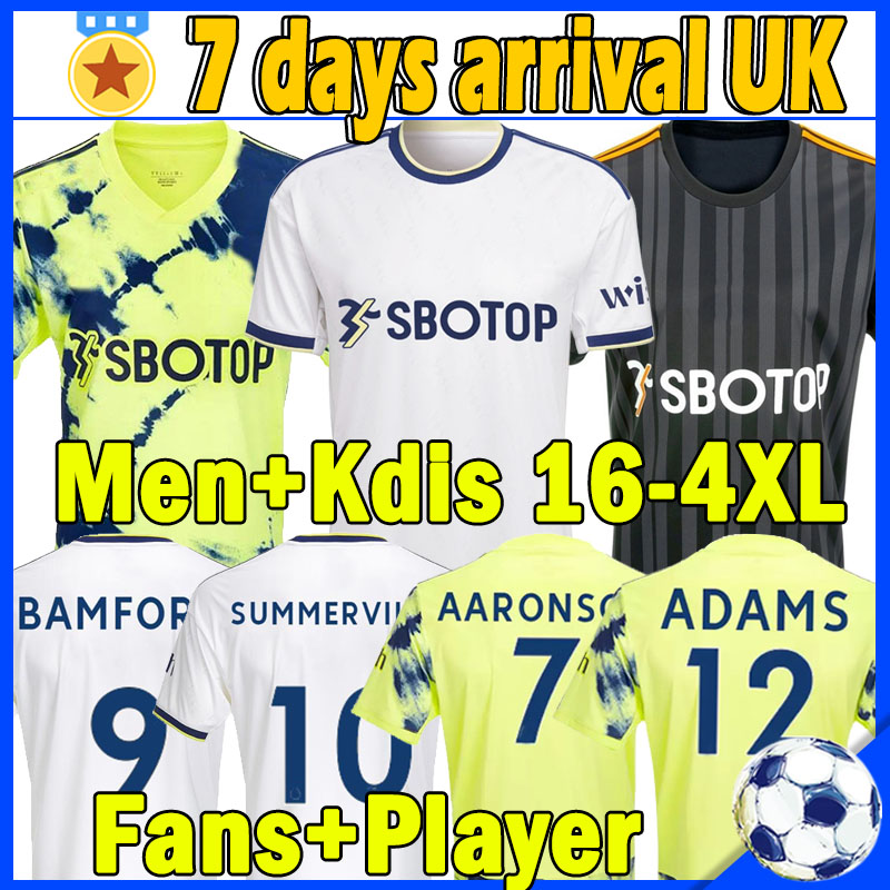 

XXXL 4XL 202 2023 soccer jerseys LEEds ROBERTS HARRISON HERNANDEZ Raphinha BAMFORD ALIOSKI CLARKE jersey 22/23 Men Kids kit football shirt Fans Player Version, 22-23 third patch