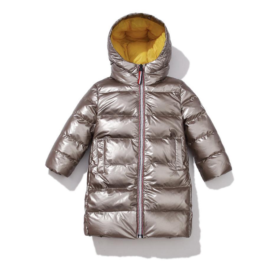 

Fashionable designer children039s clothing Children Winter Jacket for Kids Silver Gold Boys Hooded Coat Baby Outwear Parka Girl318s, No