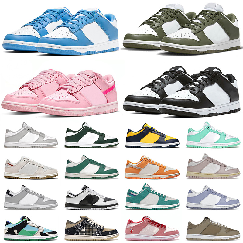 

mens women panda pink dunks low shoes designer sneakers skate Black White Unc Medium Olive Reverse Pandas Syracuse Cherry Dunkes Casual trainers sports, 23