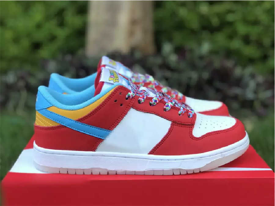 

Authentic Dunks Low Fruity Boots Pebbles Men Running Shoes DH8009-600 White Red Blue Yellow Sports Sneakers Outdoor With Original Box, Don't order this option