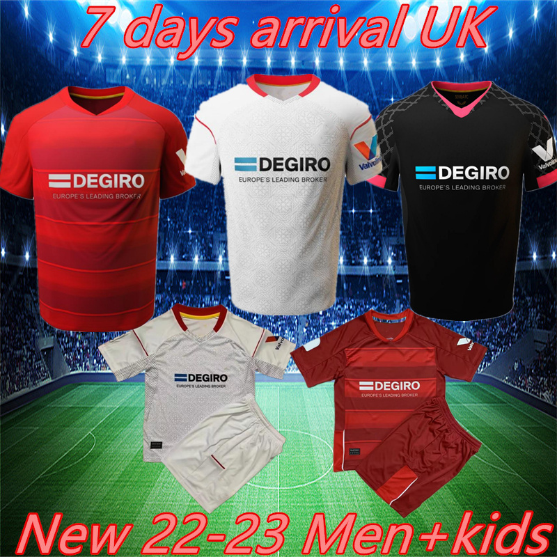 

top 22 23 Seville FC Soccer Jerseys 2022 2023 Home L.OCAMPOS I.RAKITIC J.KOUNDE DE JONG Maillots Foot Shirt CHICHARITO J.NAVAS Rodriguez, Gold