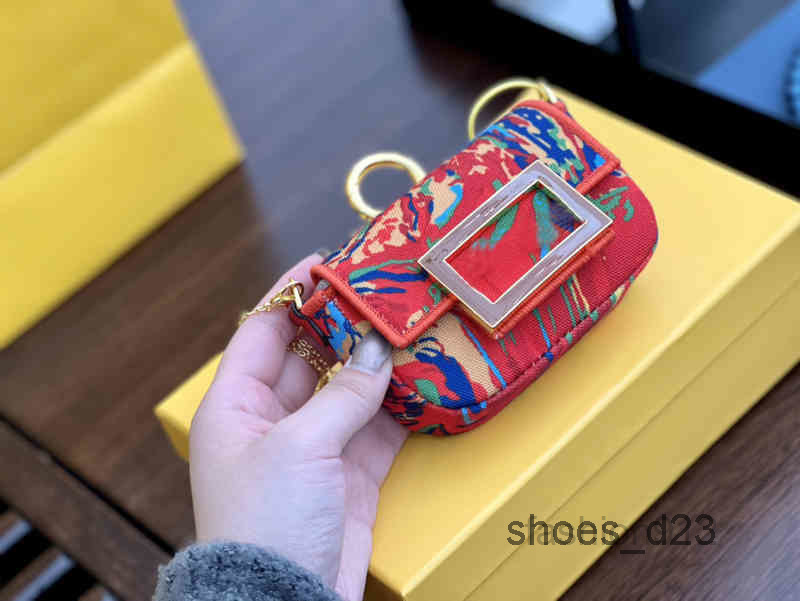 

Bags Fanny Evening Packs Designer Pendant Bags Women Shoulder Card Holder Female Tie Dye Mini Coin Purses with Thin Chain 220307Multi Poche