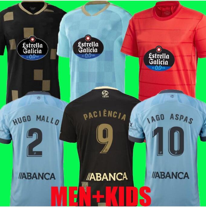 

22 23 Celta de Vigo soccer jerseys IAGO ASPAS F.BELTRAN home away 2022 2023 camiseta de futbol NOLITO MALLO SOLARI S. MINA Brais Mendez football shirts