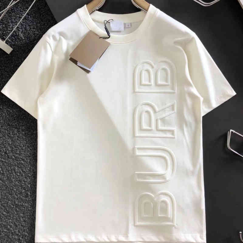 

Men's T-shirts Burby Mens Shirt Designer Shirts Neck Short Tshirt Men Women Sweatshirt 3d Printing Cotton Oversize Tee, Khaki