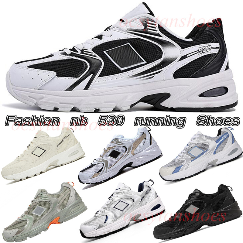

new New 530 nb530 Designer casual Shoes black white metallic silver red moonbeam sea salt navy fashion men women sneakers trainers US 4-11 TCDU, No shoes