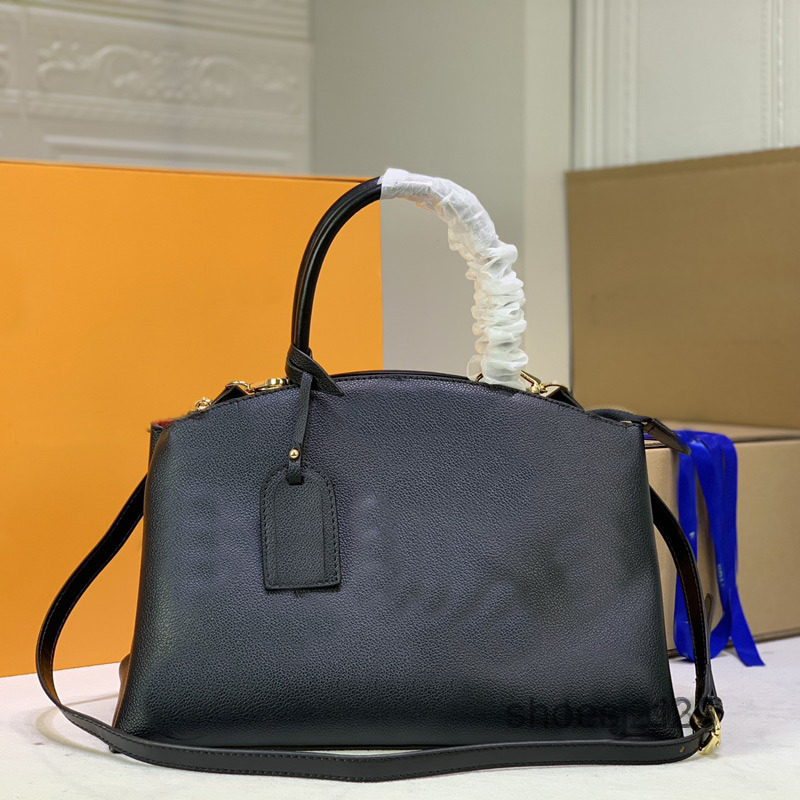 

Package Evening Bags Large Handbag Tote Bag High Quality Cowhide Leather Printing Letter Removable Shoulder Strap Zipper Closure NewestMult