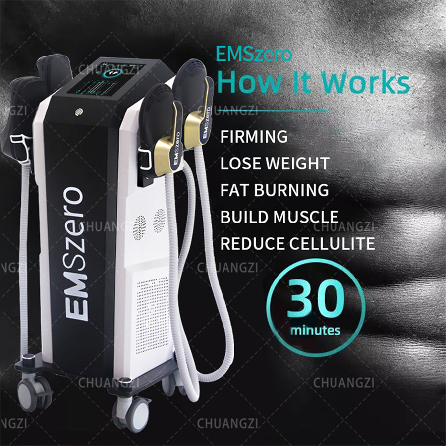 

13 Tesla Neo DLS-EMSLIM Slimming Machine 5000W 4 handles RF Emszero Hi-emt Nova Body Sculpt EMS Muscle Stimulation Equipment