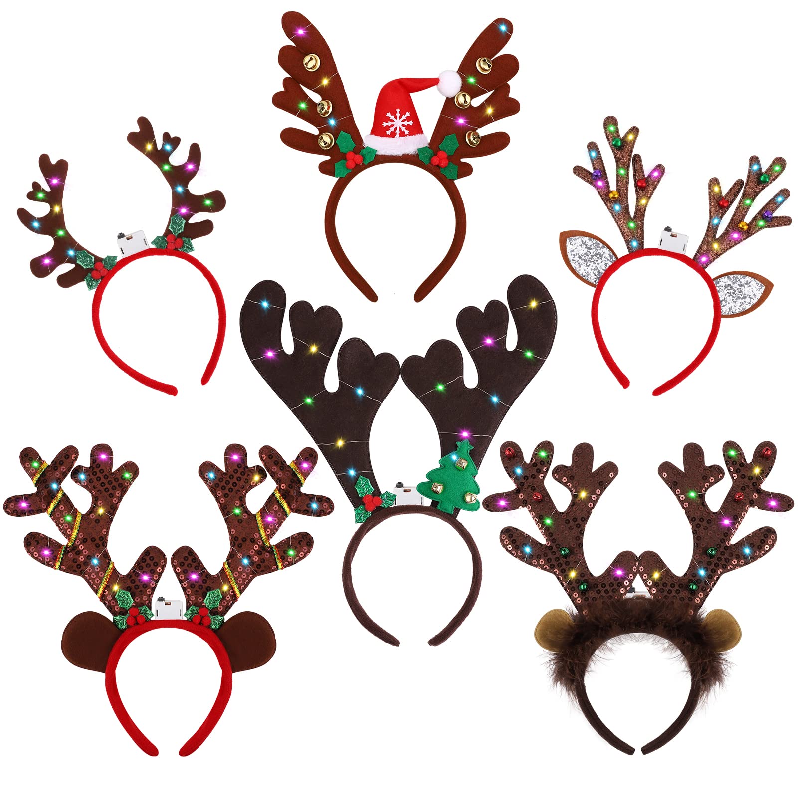 

Christmas Decorations L Led Headband Reindeer Antlers Light Up Headwear Costume Accessories For Xmas Party Holiday Drop Del Ffshop2001 Ammbo
