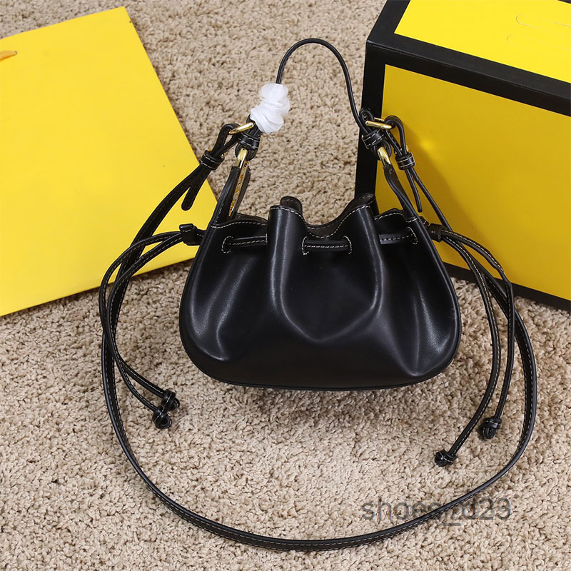 

Bags Handbag Evening Crossbody Drawstring Bag Print Small Tote Bucket Bags Cowhide Leather Adjustable Strap Gold Metal Fashion Wallets High