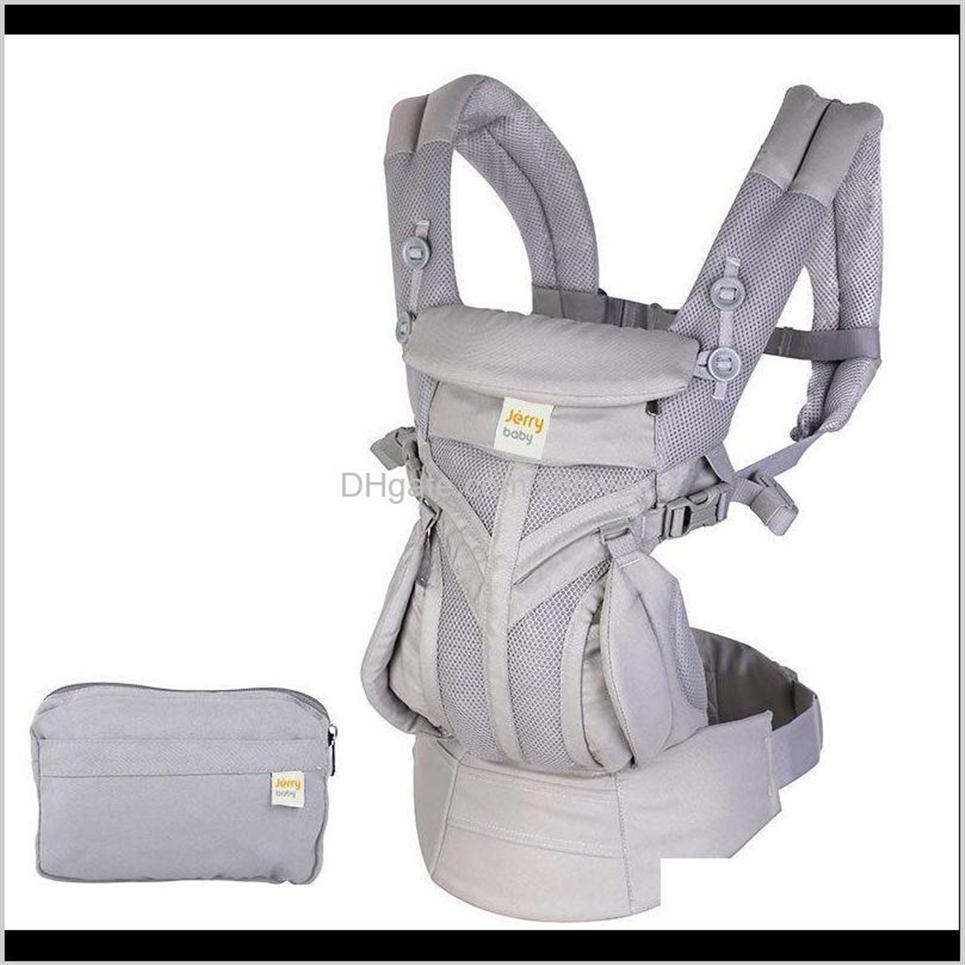 

Carriers Slings Backpacks Safety Gear Baby Kids & Maternity Drop Delivery 2021 Breathable Baby Carrier Sling Multifunction Infant Bor2382