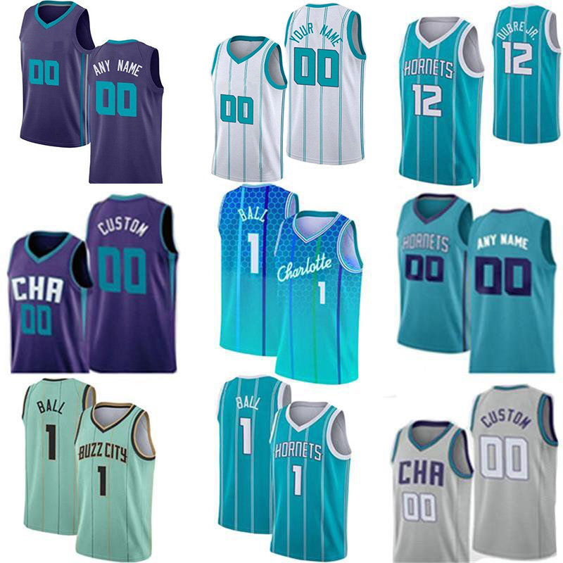 

1 LaMelo Ball Hornet 75th City Men Basketball Jerseys edition 0 Miles Bridges 12 Kelly Oubre Jr. 20 Gordon Hayward 3 Terry Rozier III Kai, Colour 1