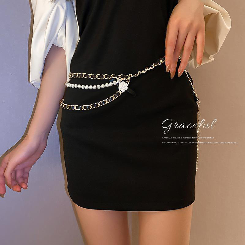 

Brand Classic Flowers Waist Chain For Woman Lady Girl Designers Fashion Gold Buckle Waist Chains Luxurys Party Dress Accessories Waistband