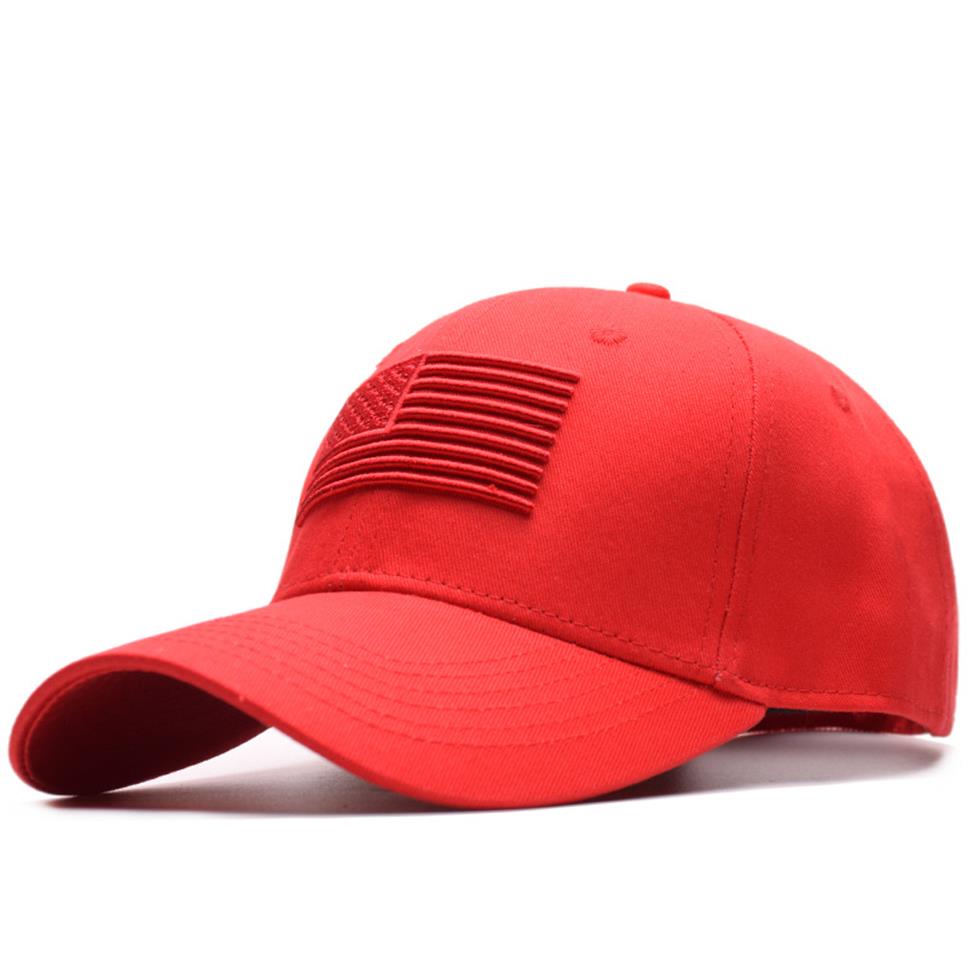 

USA flag baseball cap men women eagle snapback dad hat bone outdoor casual sun golf hat trucker snapback cap gorras267i, Red