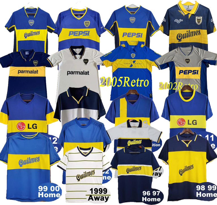 

Retro Soccer Jersey 81 84 95 96 97 98 99 Boca Juniors Maradona ROMAN Caniggia RIQUELME PALERMO Football Shirts Maillot Camiseta de Futbol 99 00 01 02 03 04 05 06, Gold