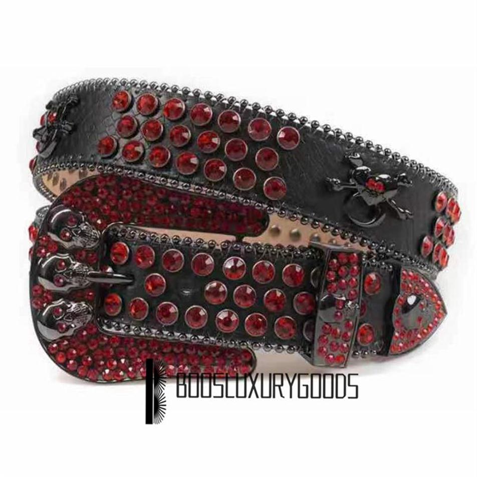 

2022 Designer Belt Bb Simon Belts for Men Women Shiny diamond belt Black skull bb belts308q286n