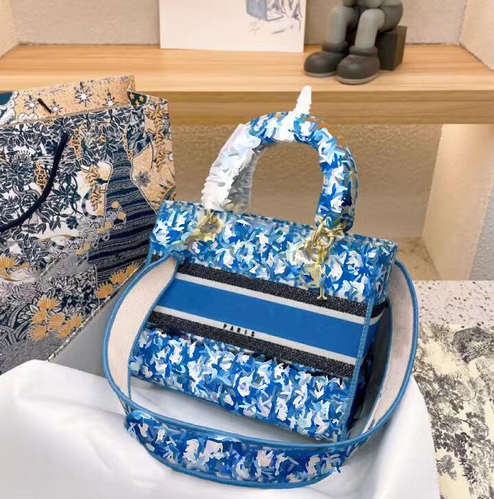 

Handbags Designer Tote Bag Top Quality Women Handbag Shoulder Bags Fashion Cross Body Canvas Embroidery Summer Shopping Totes, #1