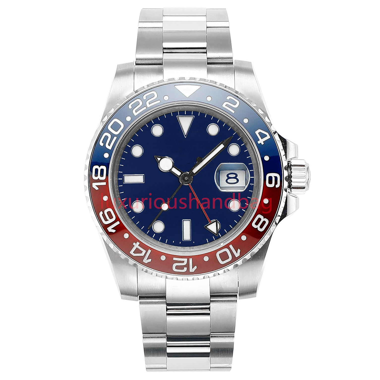 Designer Luxury Unisex Watch GMT M268655 Black Dial 40mm Ceramic Word Ring Polished Stereoscopic Digital Stainless Steel 904L Fully Automatic Mec