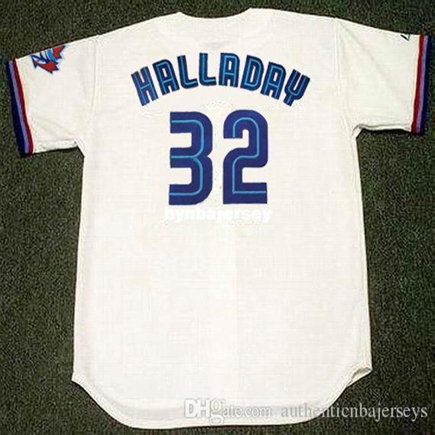 

Cheap Custom ROY HALLADAY Toronto Stitched 1999 Majestic Vintage Home Baseball Jersey Retro Mens Jerseys Running300E, White