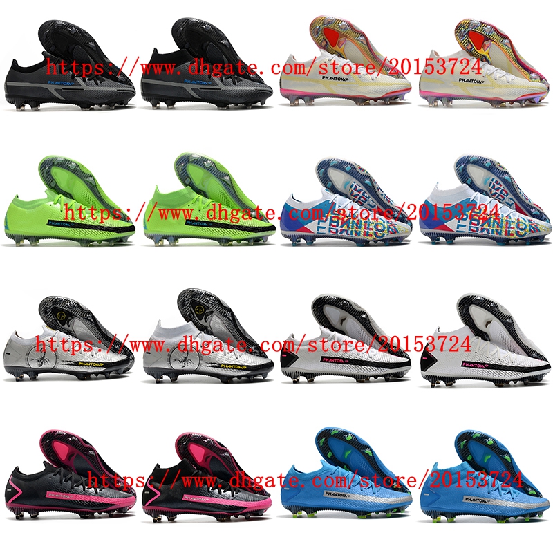 

Soccer shoes Phantom GT2 Elite DF FG Cleats Football Boots Scarpe Da Calcio Creativity Limited Edition, As picture 16