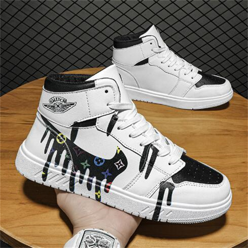

New Fashions Men Low Top Sneakers 2022 Luxury Brand Spring Sports Shoes Lace Up Brand Woman Platform Casual Fashion Tenis Platform Shoes Trainers, 02