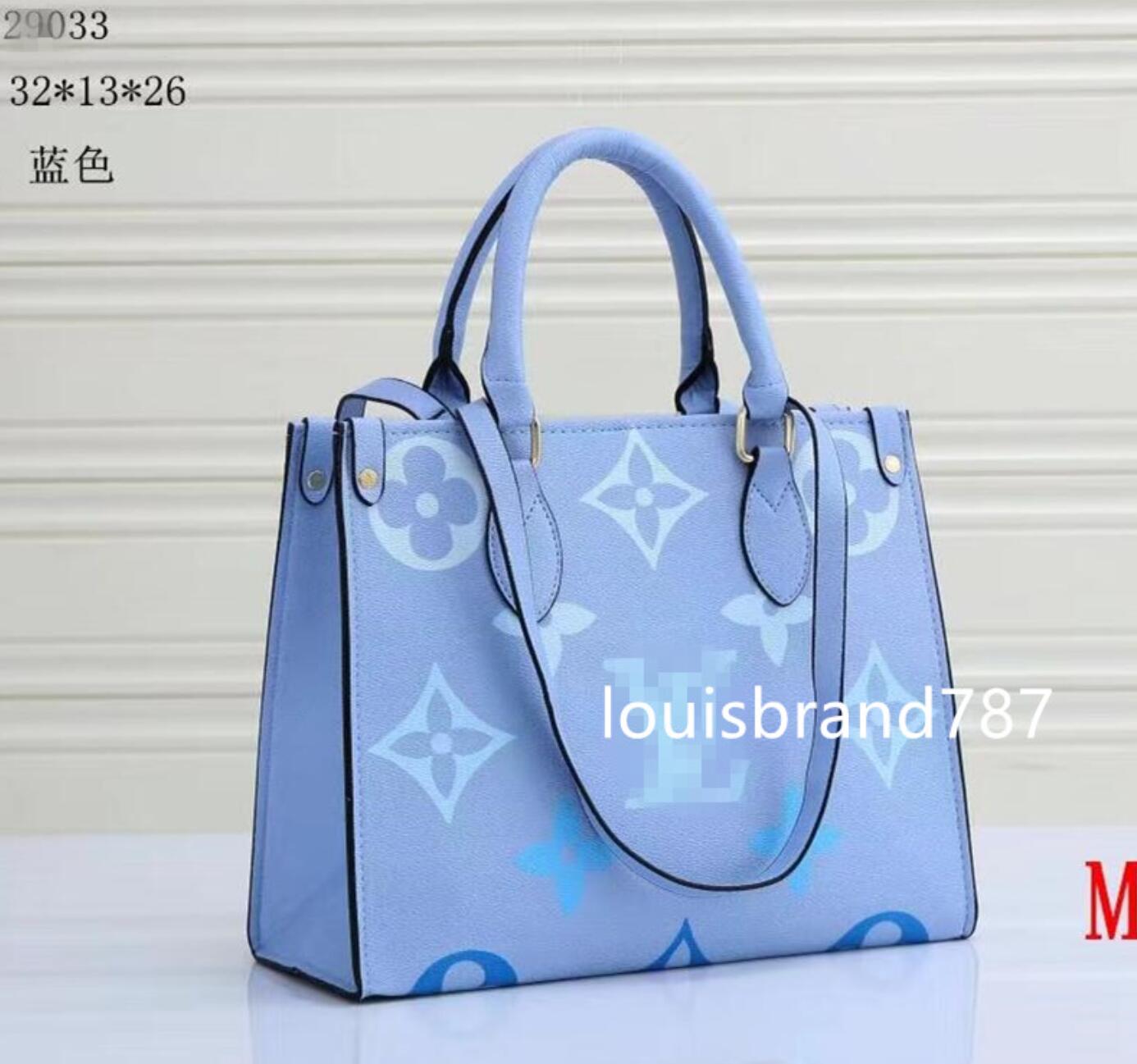 

luxurys designers bag womens ONTHEGO handbags purse flower tote ladies Casual PVC leather shoulder bags GB9033 GGs Louiseity 1 Viutonity LVS YSLitys