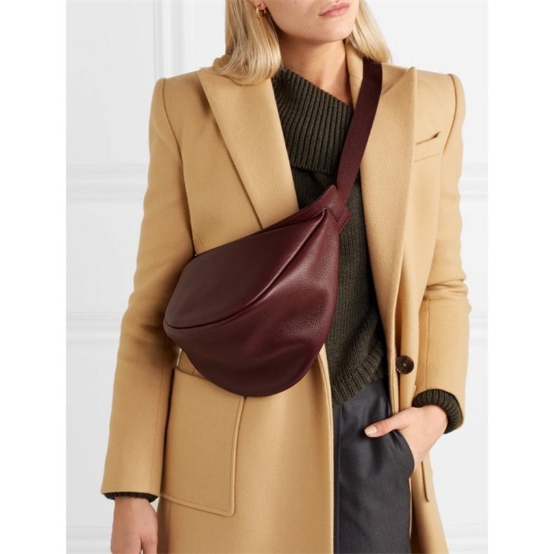 

Evening Bags Petscog Pu Leather Womens Fashion Bag Halfmoon Design Crossbody Bags Adjustable Shoulder Straps Luxury Handbags Bolsa 220919, Black