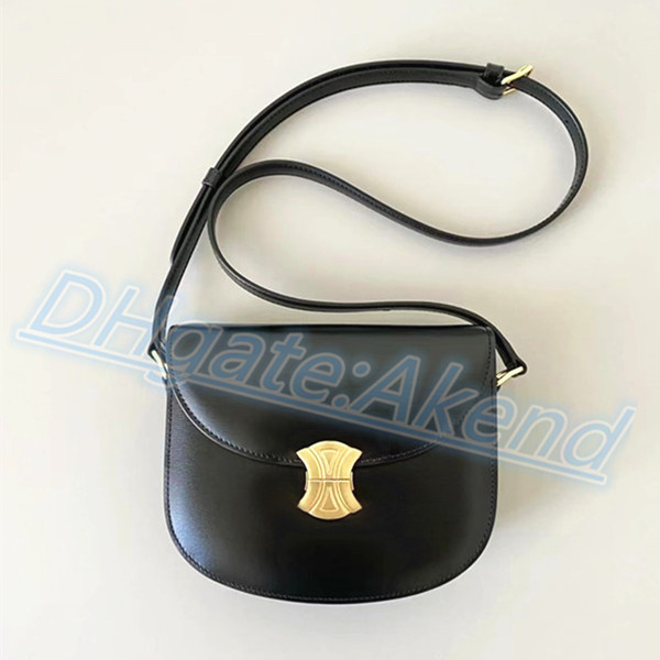 

Luxury Designer saddles TRIOMPHE TEEN Bag messenger tote BESACE leather classic postman brand Women's men clutch crossbody Adjustable shoulder straps handbag Bags, Box