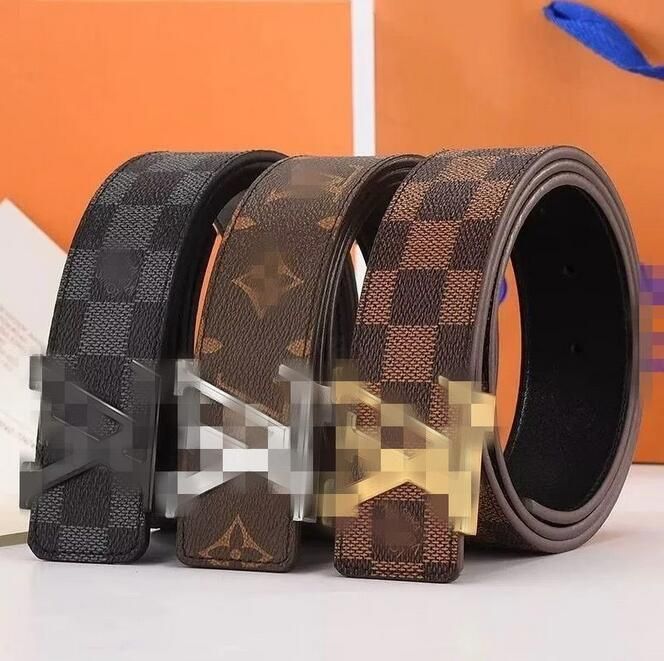 

Men's Women's Fashion Classic Designer Belts Luxury Women Belt Casual Gold Buckle Letter Smooth Buckle Width 38mm, High quality belt