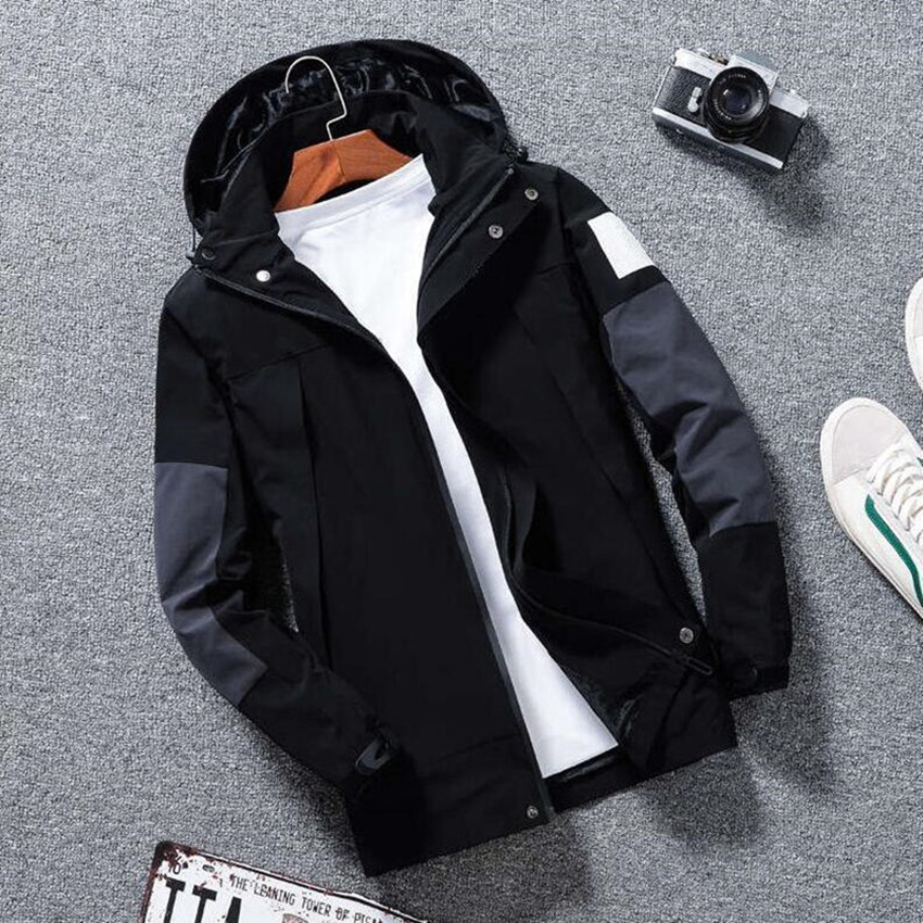 

luxury jacket Windbreaker mens coats designer jackets men jacken winter coat hooded hoodies with zipper pocket Letter slim man thin Khaki black jackets jacke 4xl